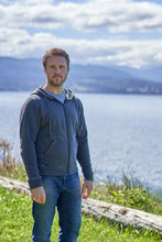 Load image into Gallery viewer, Men's Full Zip Hoodie in Slate