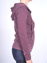 Load image into Gallery viewer, Women's Full Zip Hoodie in Mulberry