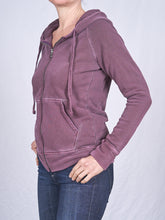 Load image into Gallery viewer, Women's Full Zip Hoodie in Mulberry