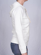 Load image into Gallery viewer, Women's Full Zip Hoodie in Natural White